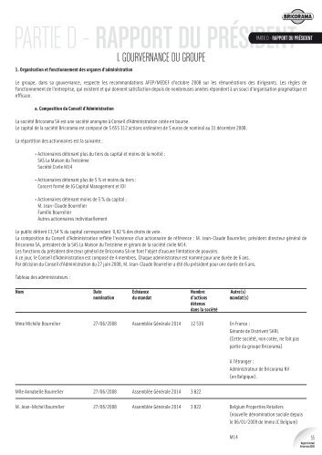 RAPPORT DU PRÃ©SIDENT - Info-financiere.fr