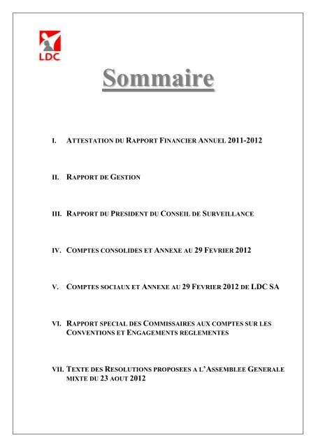 page de garde rapport financier 2011 2012 - Info-financiere.fr