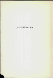 JAARVERSLAG 1938 - International Institute of Social History