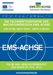 DIE FACHKRÄFTEINITIATIVE DER ... - Ems-Achse