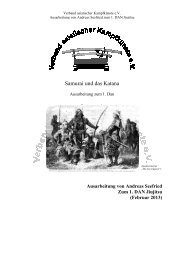 Samurai und das Katana (Andreas Seefried) - Sportschule Bushido ...