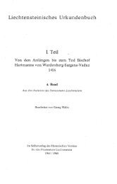 Liechtensteinisches Urkundenbuch L Teil - eLiechtensteinensia