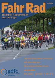 Zeitung für Radfahrende an Ruhr und Lippe Fahrrad ... - beim ADFC