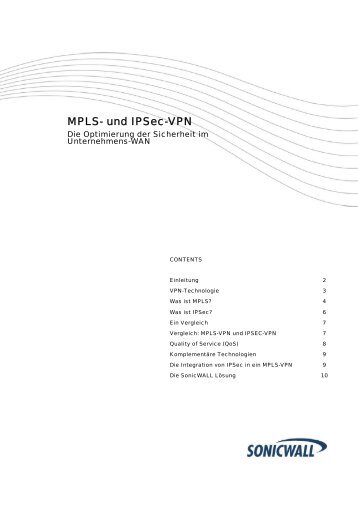 MPLS- und IPSec-VPN - Info-Point-Security