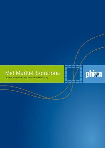 phion Product Guide - Info-Point-Security