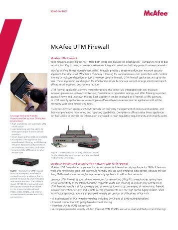 McAfee UTM Firewall - Info-Point-Security