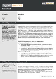 art of defence hypersource Factsheet - Info-Point-Security