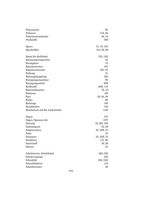 LEHRBUCH FÃR DAS UHRMACHERHANDWERK BAND I