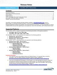SonicWALL CDP 5.1 Release Notes (PDF) - Info-Point-Security