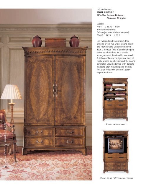 Download the Century Classics Collection ... - Century Furniture