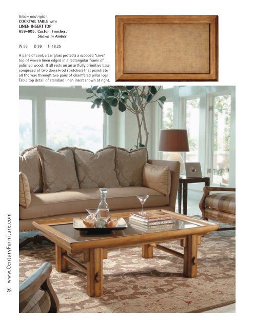 Download the Century Classics Collection ... - Century Furniture