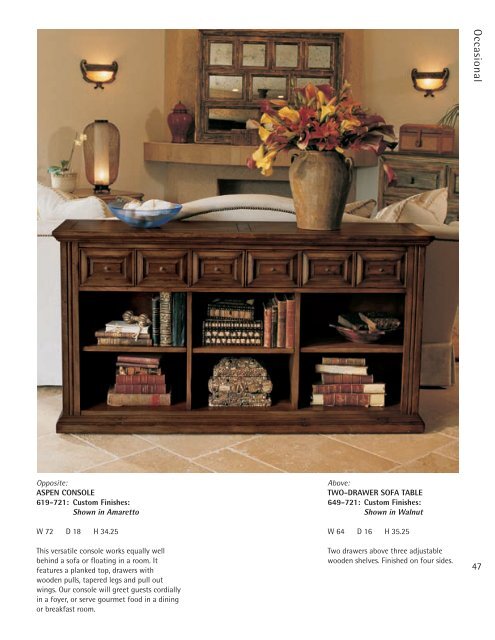 Download the Century Classics Collection ... - Century Furniture