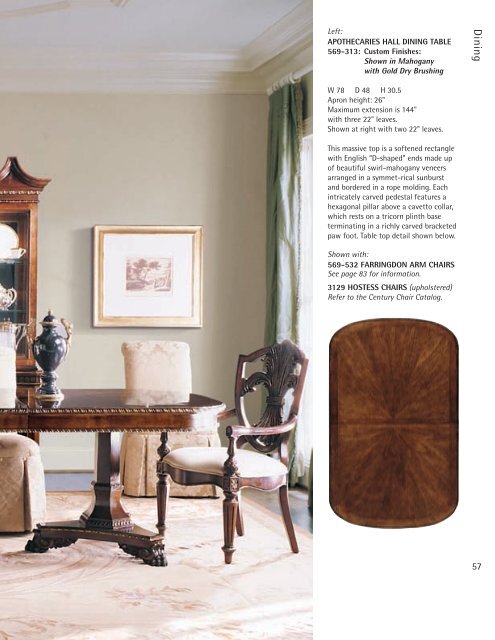 Download the Century Classics Collection ... - Century Furniture