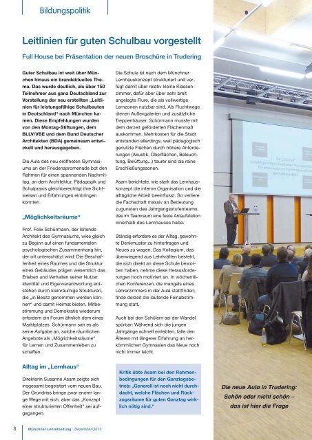 Münchner Lehrerzeitung - BLLV