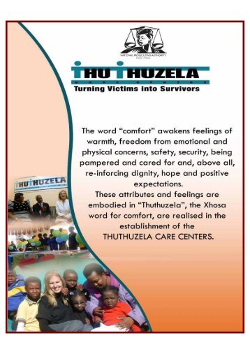 Thuthuzela Care Centres - Turning victims into survivors