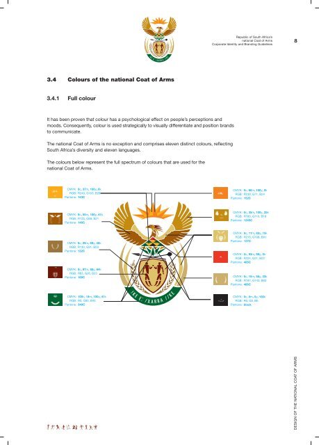 South African Coat Of Arms Symbols Meanings Google
