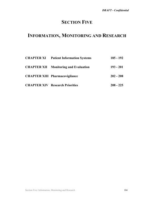 Operational plan for comprehensive HIV and AIDS care and ...