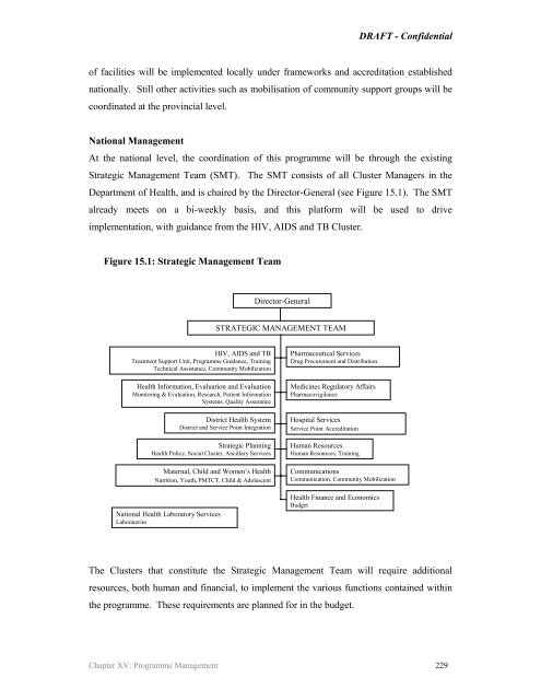 Operational plan for comprehensive HIV and AIDS care and ...