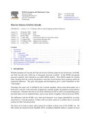 Elsevier Science Grid in Unicode - SciVerse