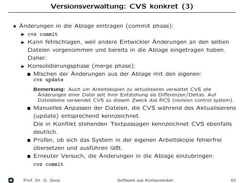 Software aus Komponenten - IPD Goos