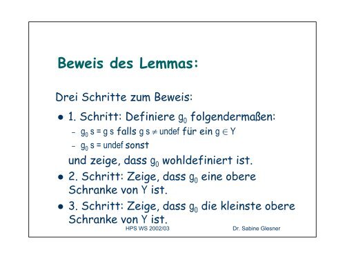 Formale Semantik Denotationelle Semantik