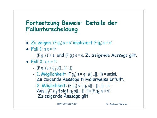 Formale Semantik Denotationelle Semantik