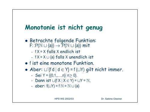 Formale Semantik Denotationelle Semantik