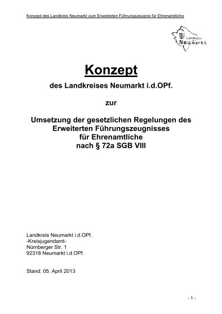 Konzept - Landkreis Neumarkt