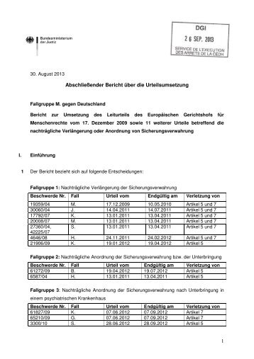 130830_Action Report M_group preventive detention final german ...