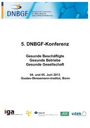 Tagungsunterlagen - Deutsches Netzwerk für betriebliche ...