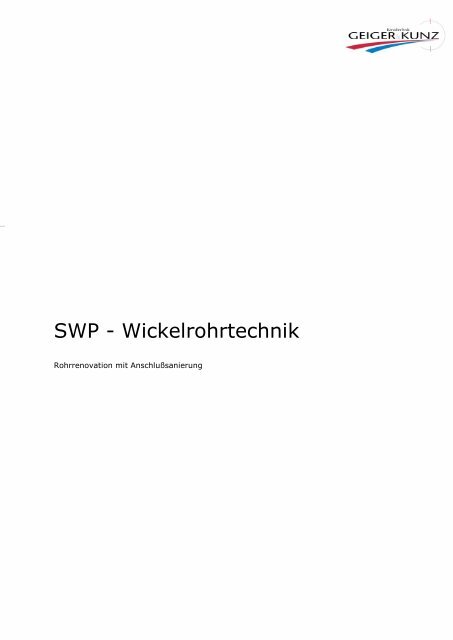 SWP - Wickelrohrtechnik