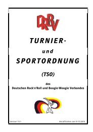 Turnier- und Sportordnung - DRBV