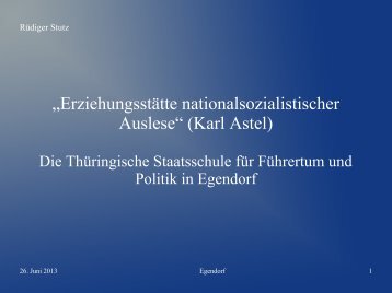 Thüringische Landesführerschule in Egendorf (PDF, 3.7 MB) - Jena