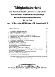 Tätigkeitsbericht 2013 - Bezirksregierung Münster