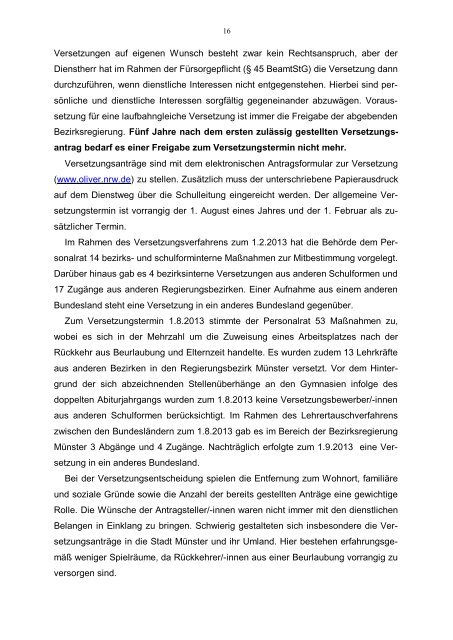 Tätigkeitsbericht 2013 - Bezirksregierung Münster
