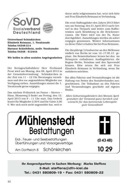 Amtliches Bekanntmachungsblatt der Gemeinde Schönkirchen und ...