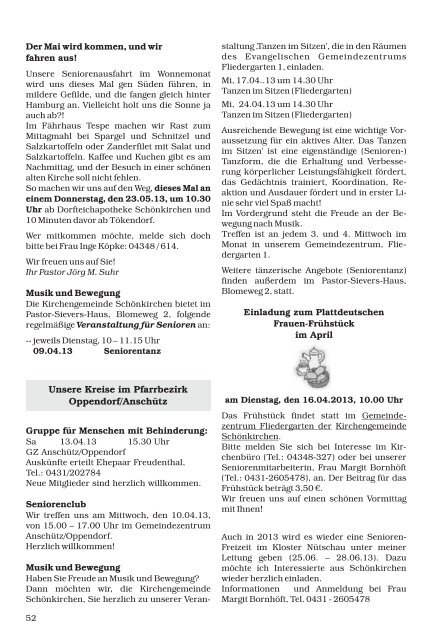 Amtliches Bekanntmachungsblatt der Gemeinde Schönkirchen und ...