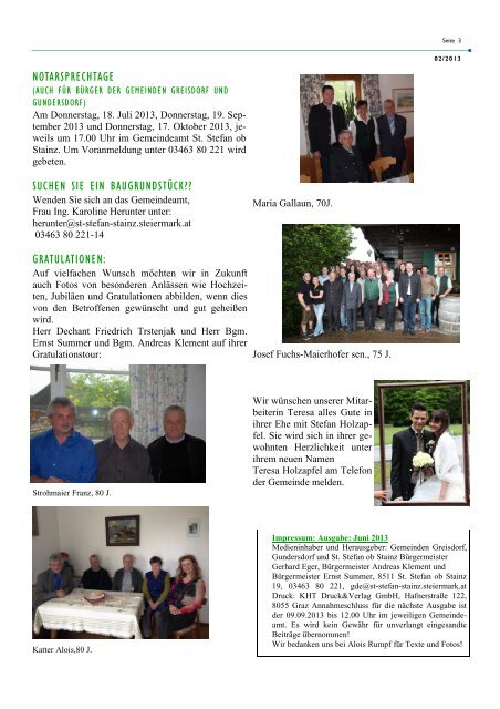 Homepage gem_akt.pub - Gemeinde St. Stefan ob Stainz