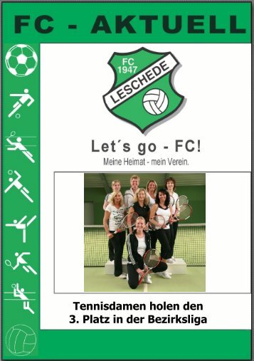 Tennisdamen holen den 3. Platz in der Bezirksliga - FC-47-Leschede