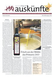 Frisch aus der Mühle: das Primario 2013 - arteFakt