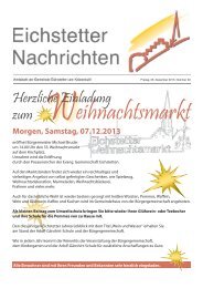 06. Dezember 2013 - Gemeinde Eichstetten