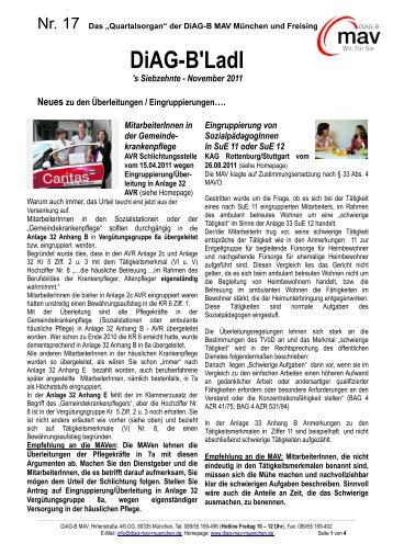 Quartalsorgan - Caritasverband der Erzdiözese München und ...
