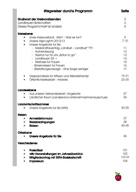 Jahresprogramm 2013/2014 - Westfälisch-Lippischer ...