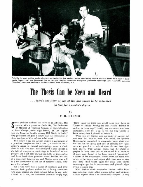 Tape Recording Magazine - AmericanRadioHistory.Com