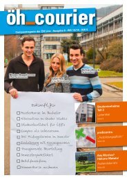 Courier herunterladen - Österreichische HochschülerInnenschaft Linz