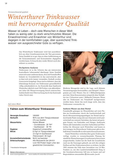 ENERGIE 01/2013(PDF, 5.4 MB) - Stadtwerk Winterthur