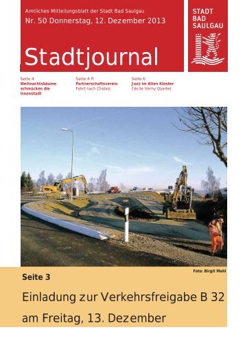 Stadtjournal Ausgabe 50/2013 - Stadt Bad Saulgau