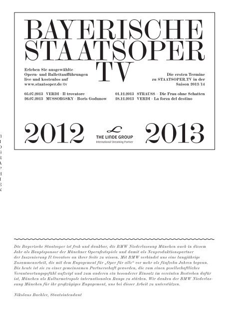 Cast list as PDF Download - Bayerische Staatsoper