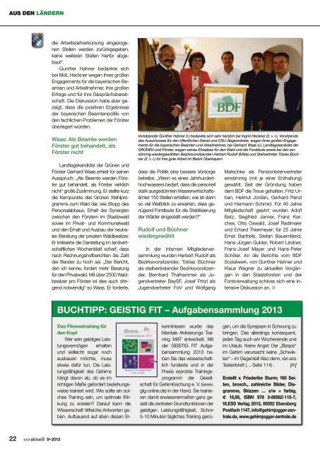 Ausgabe 09/2013 - Bund Deutscher Forstleute (BDF)
