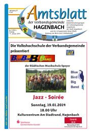 Jazz - Soirée - Stadt Hagenbach